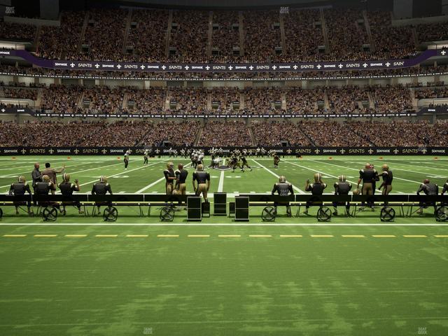 Caesars Superdome - Section 142 Seat View