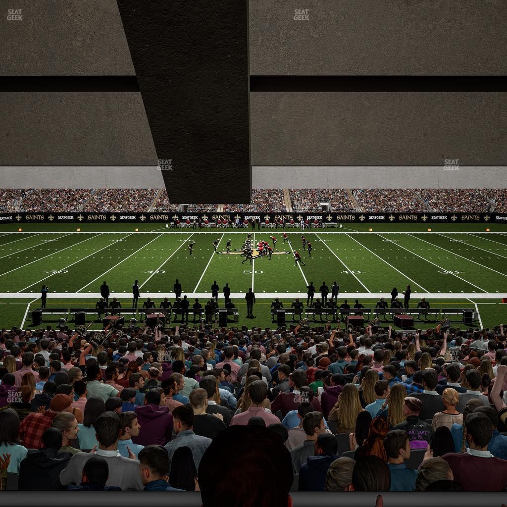 Caesars Superdome - Section 142 Seat View