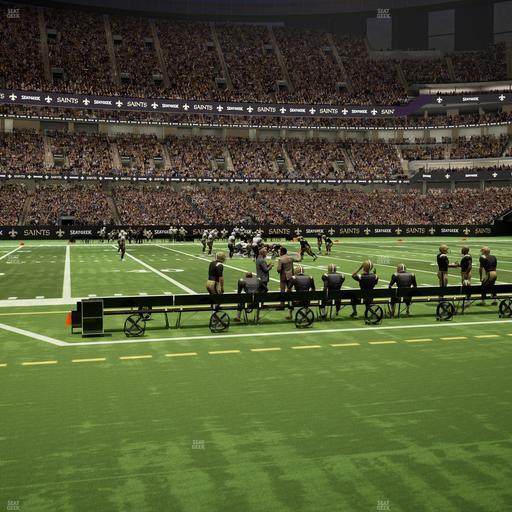 Caesars Superdome - Section 143 Seat View