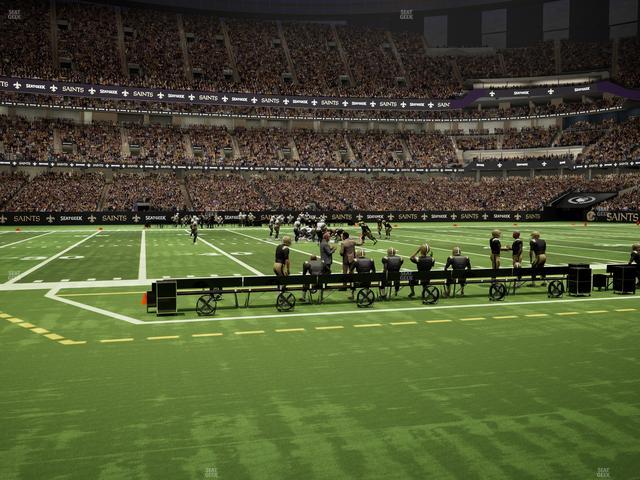 Caesars Superdome - Section 143 Seat View