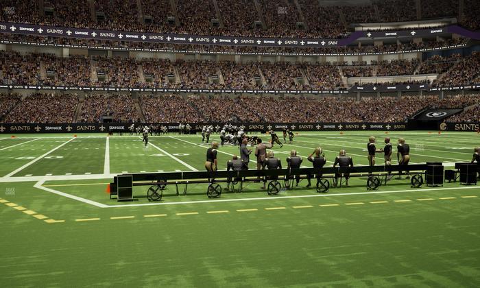 Caesars Superdome - Section 143 Seat View