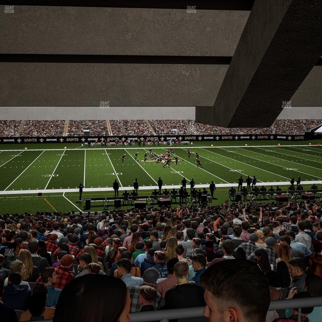 Caesars Superdome - Section 143 Seat View