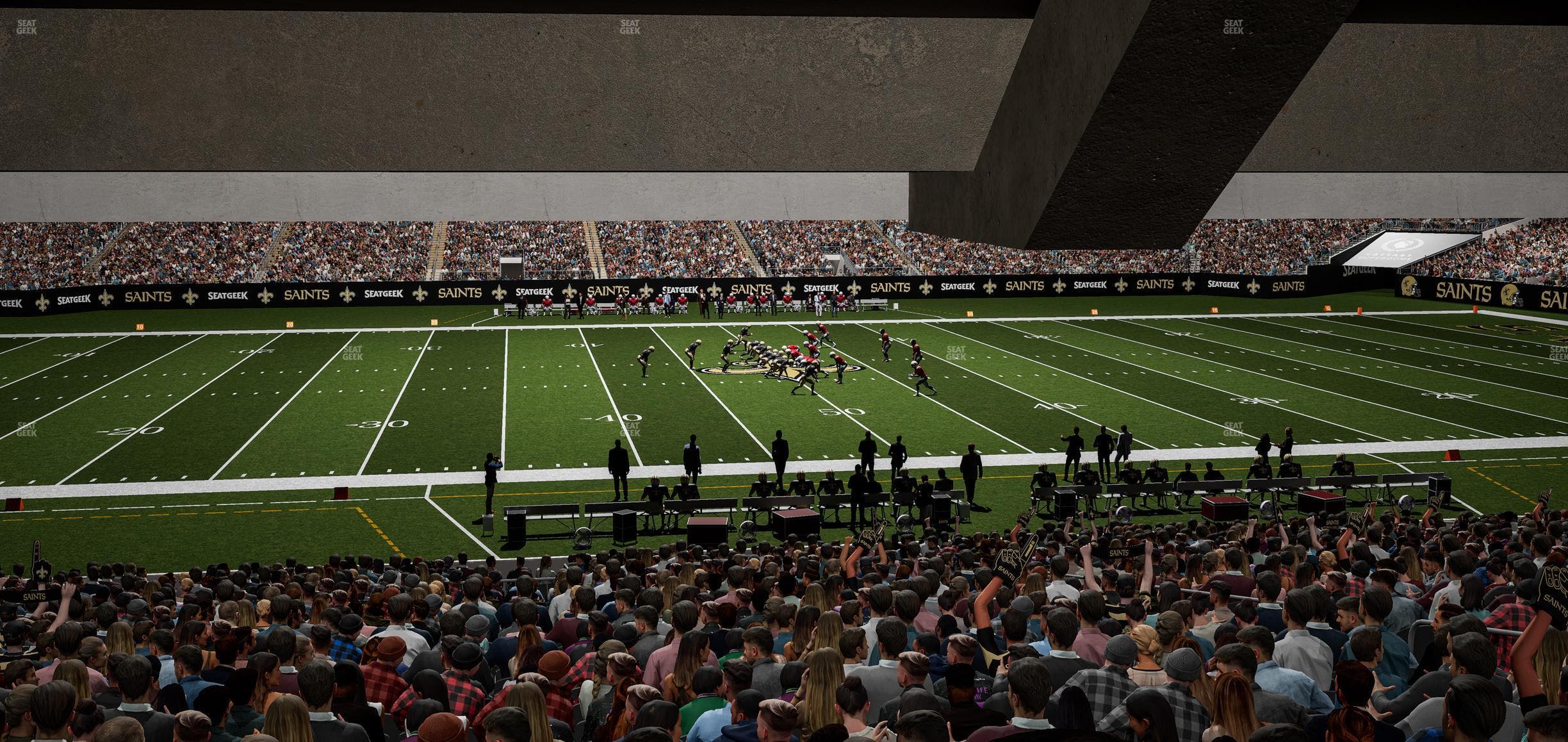 Caesars Superdome - Section 143 Seat View