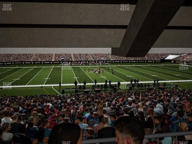 Caesars Superdome - Section 143 Seat View