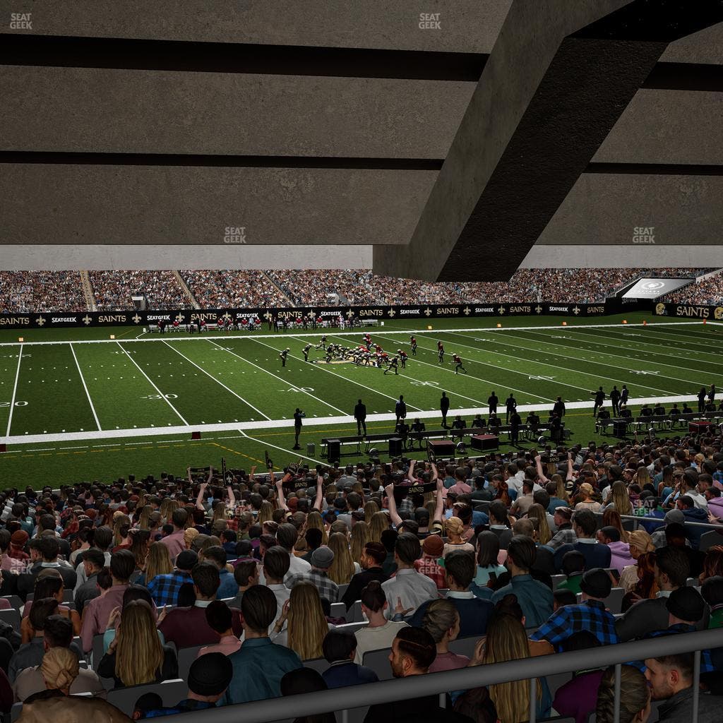 Caesars Superdome - Section 144 Seat View