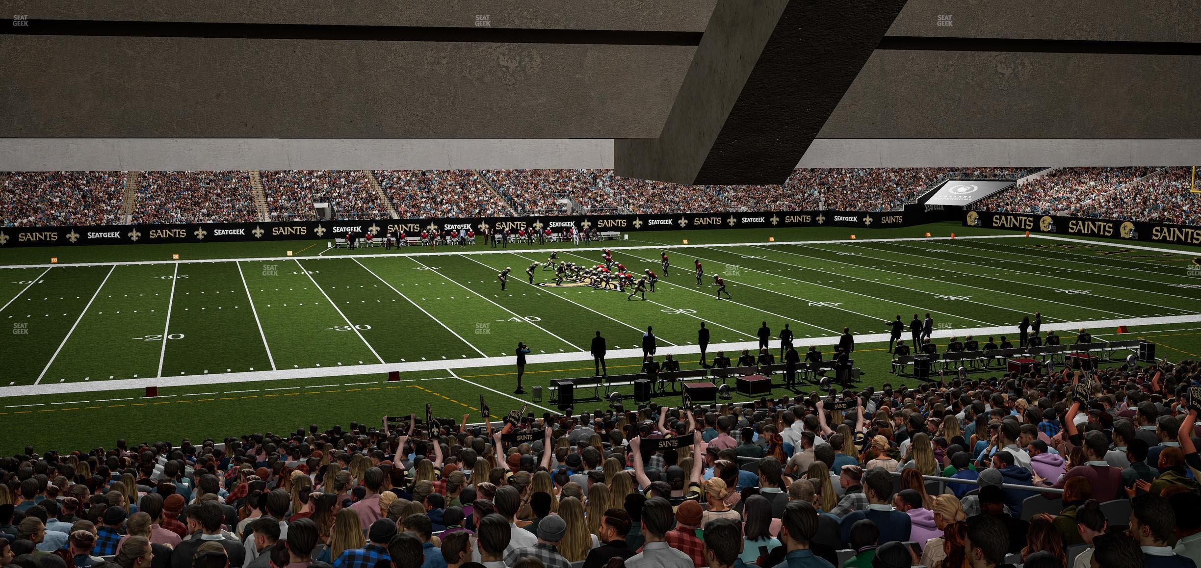 Caesars Superdome - Section 144 Seat View
