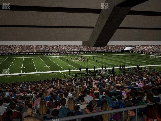 Caesars Superdome - Section 144 Seat View
