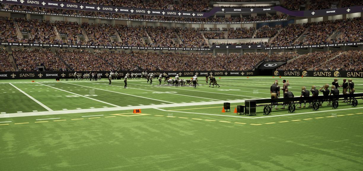 Caesars Superdome - Section 144 Seat View
