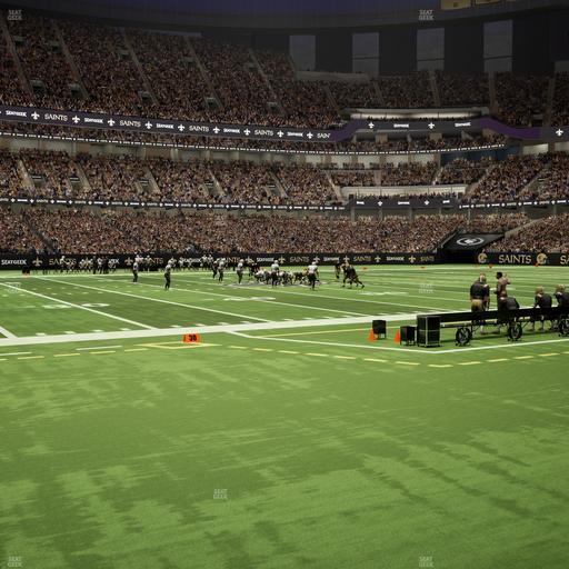 Caesars Superdome - Section 144 Seat View