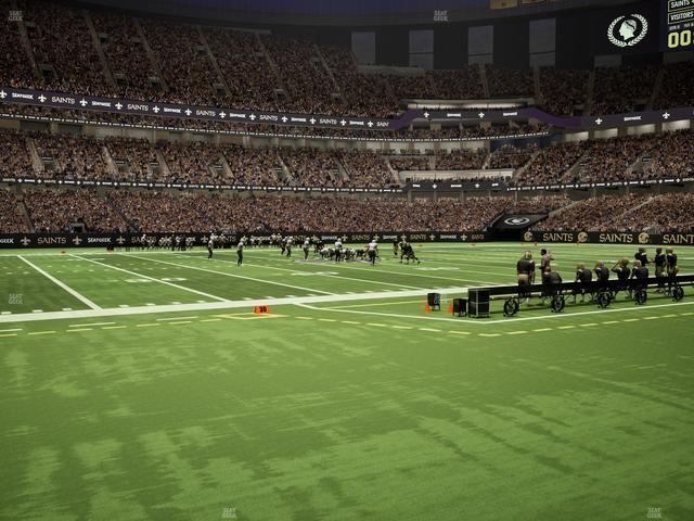 Caesars Superdome - Section 144 Seat View
