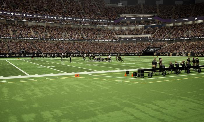 Caesars Superdome - Section 144 Seat View