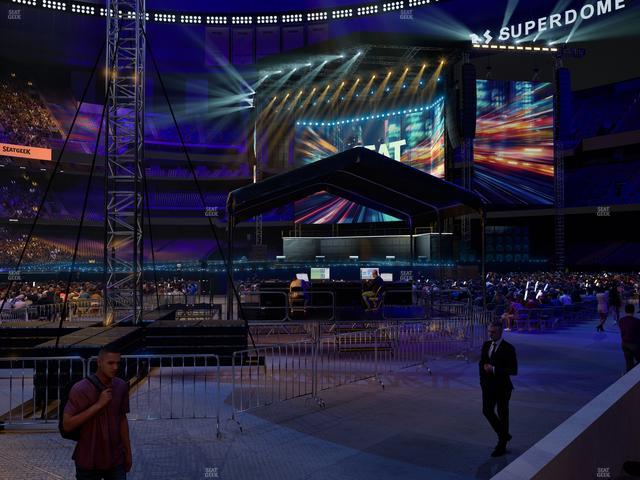 Caesars Superdome - Section 144 Seat View