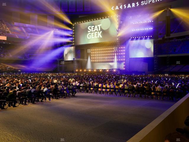 Caesars Superdome - Section 144 Seat View