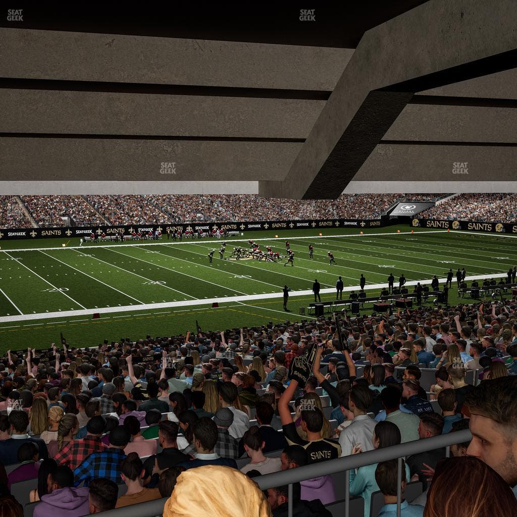 Caesars Superdome - Section 145 Seat View