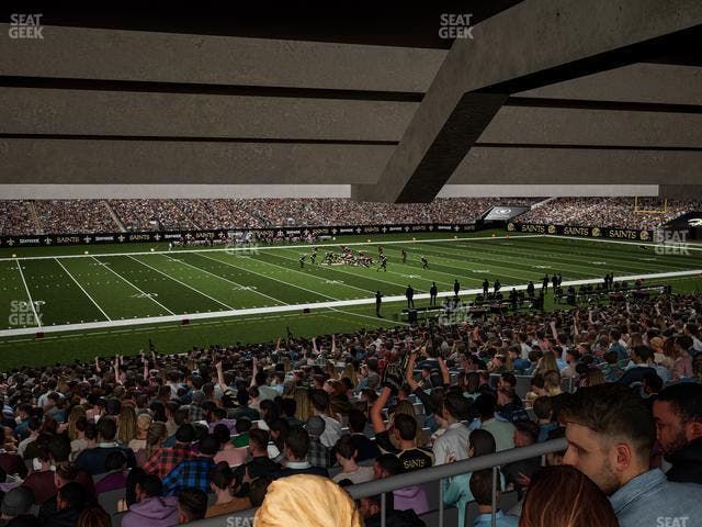 Caesars Superdome - Section 145 Seat View