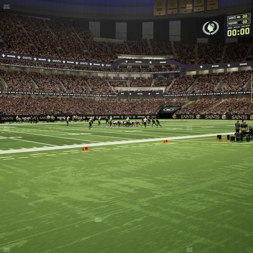 Caesars Superdome - Section 145 Seat View