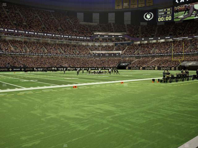 Caesars Superdome - Section 145 Seat View