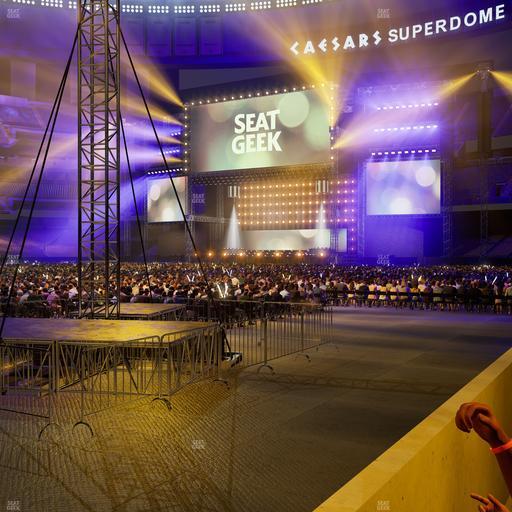 Caesars Superdome - Section 145 Seat View