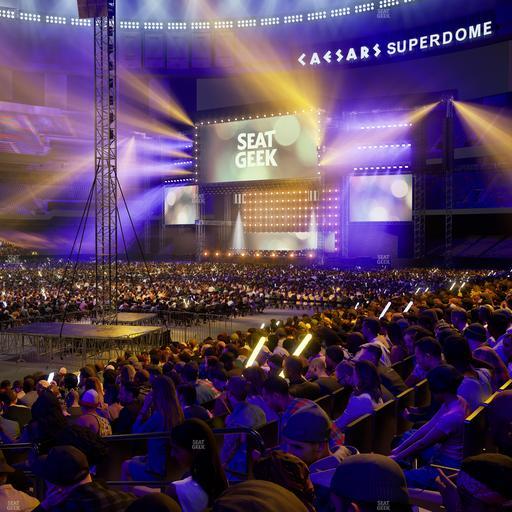 Caesars Superdome - Section 147 Seat View