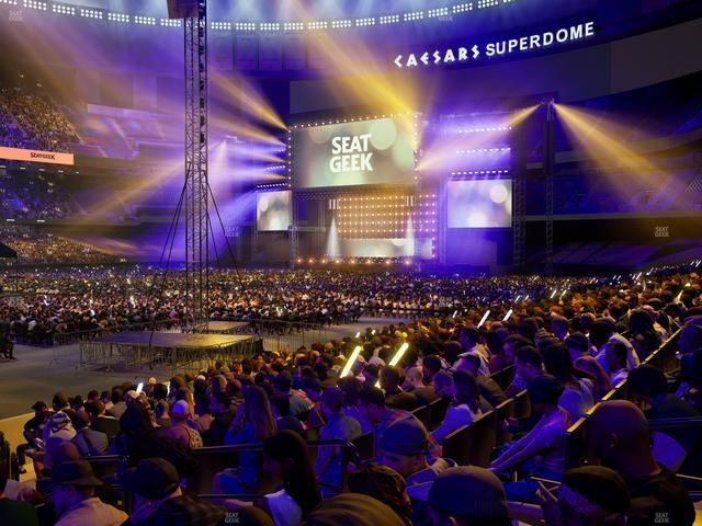Caesars Superdome - Section 147 Seat View