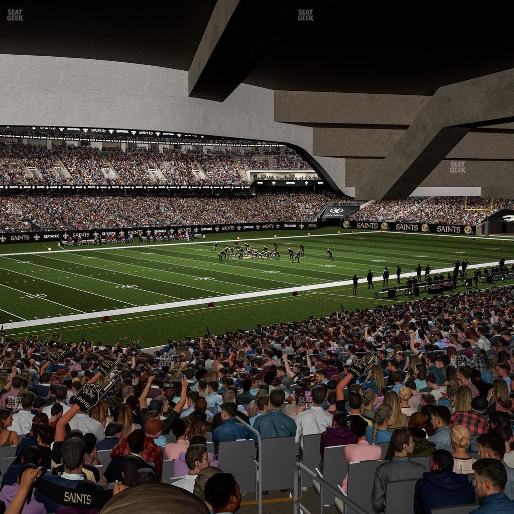 Caesars Superdome - Section 147 Seat View