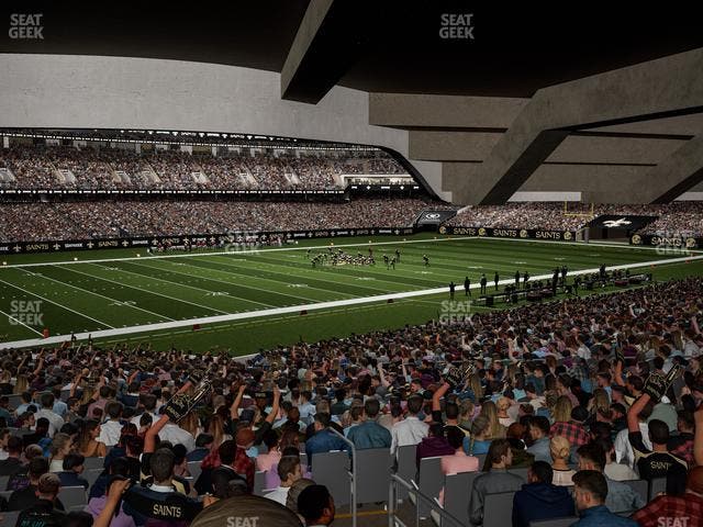 Caesars Superdome - Section 147 Seat View