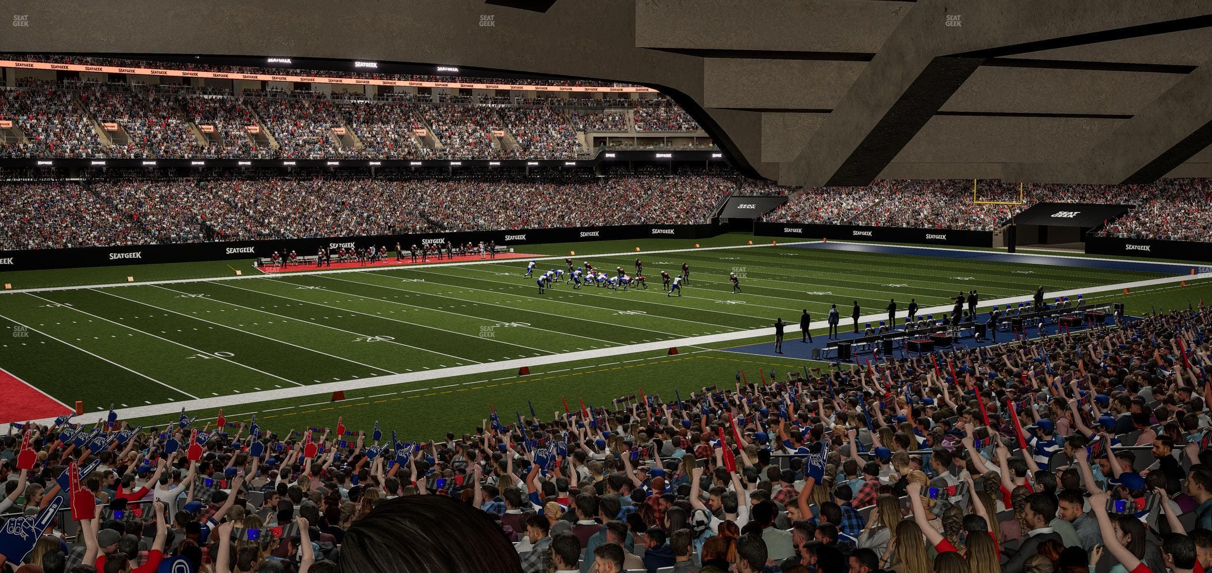 Caesars Superdome - Section 147 Seat View