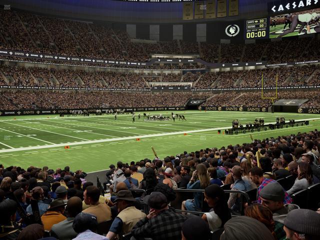 Caesars Superdome - Section 147 Seat View