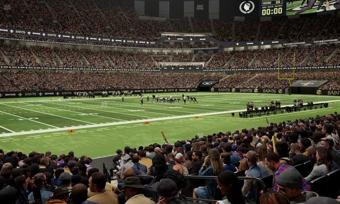 Caesars Superdome - Section 147 Seat View