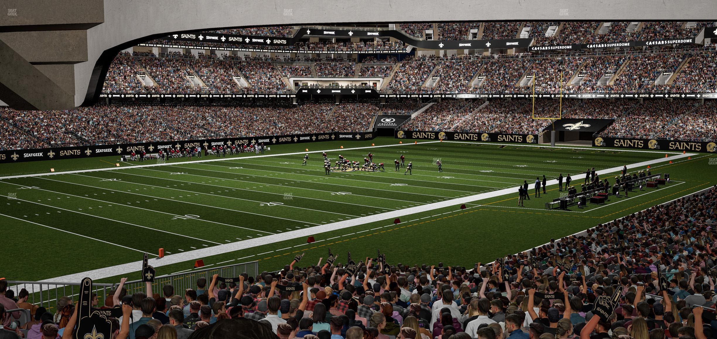 Caesars Superdome - Section 149 Seat View