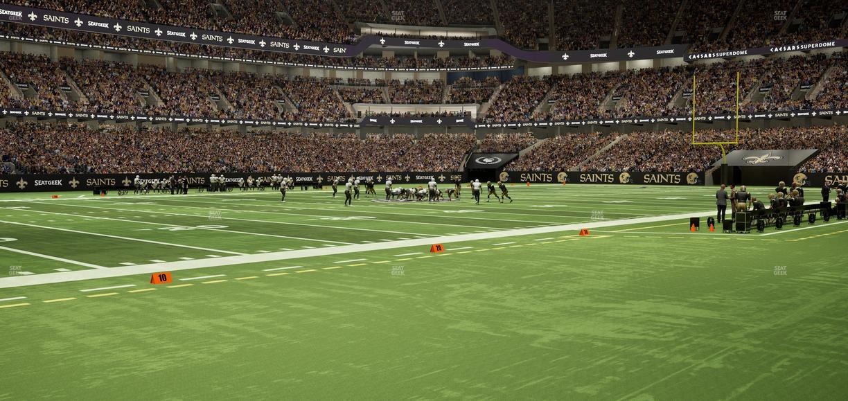 Caesars Superdome - Section 149 Seat View