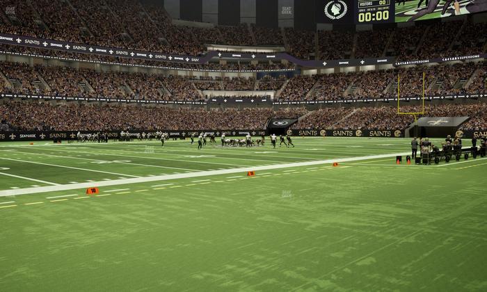Caesars Superdome - Section 149 Seat View