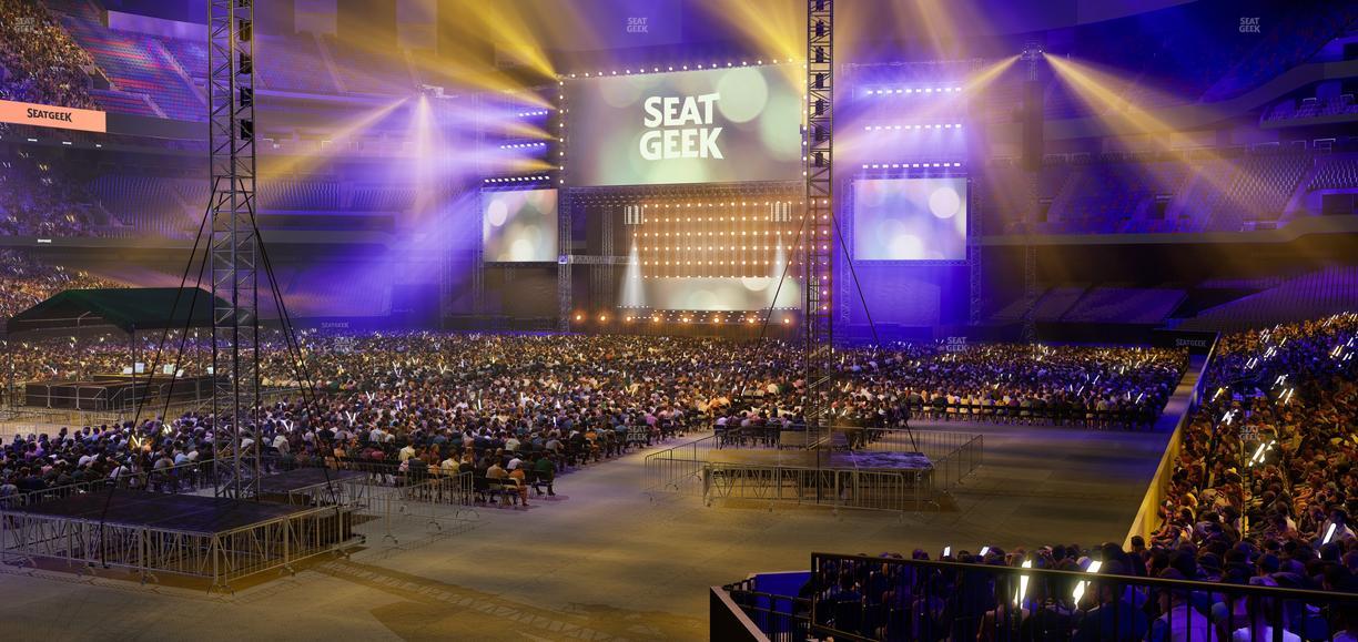 Caesars Superdome - Section 150 Seat View