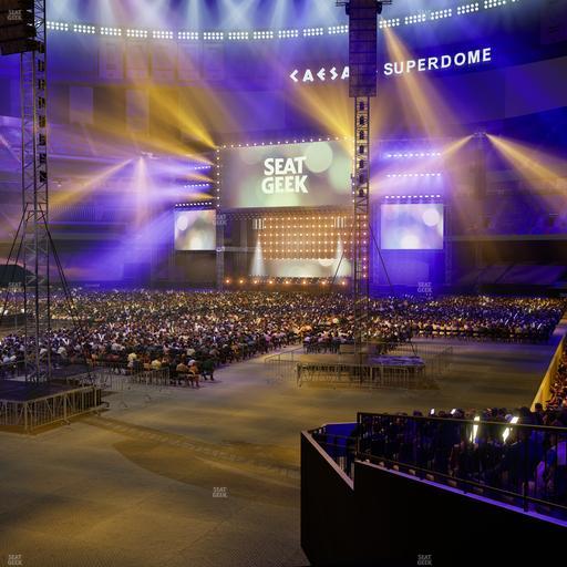 Caesars Superdome - Section 150 Seat View