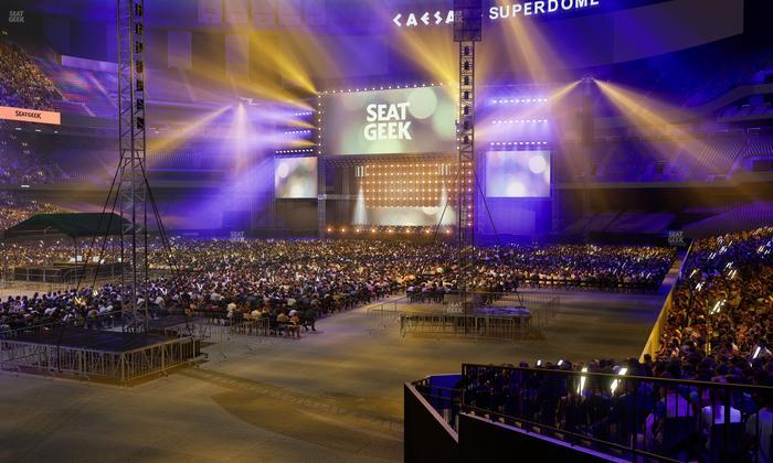 Caesars Superdome - Section 150 Seat View