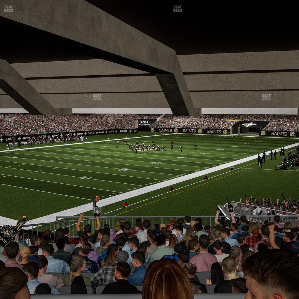 Caesars Superdome - Section 150 Seat View
