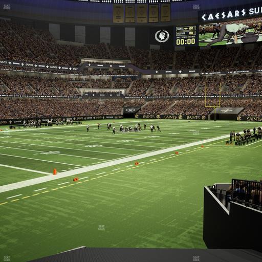 Caesars Superdome - Section 150 Seat View