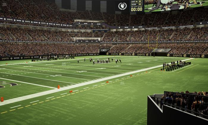 Caesars Superdome - Section 150 Seat View
