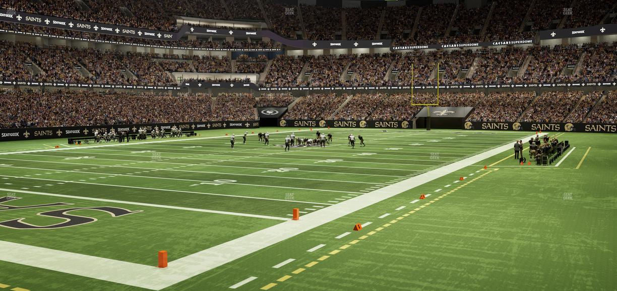 Caesars Superdome - Section 152 Seat View