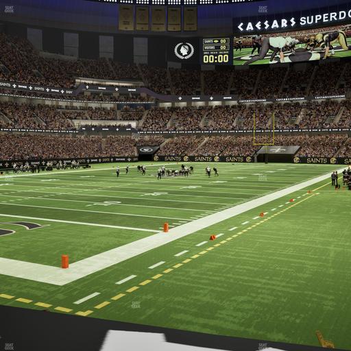Caesars Superdome - Section 152 Seat View