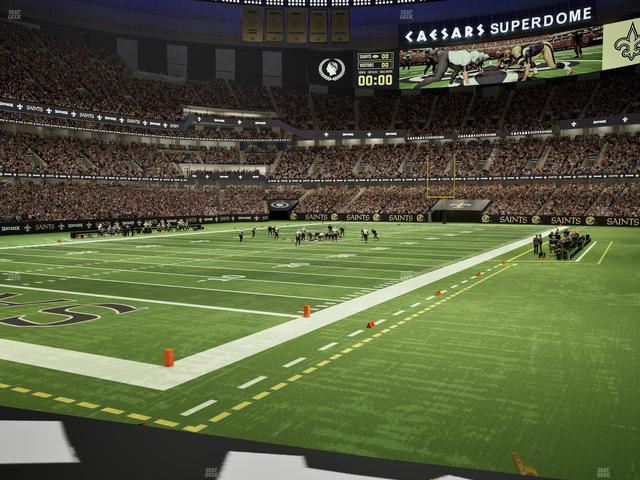 Caesars Superdome - Section 152 Seat View