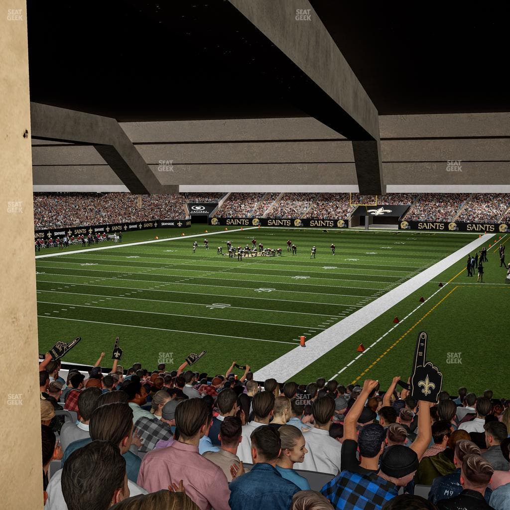 Caesars Superdome - Section 152 Seat View