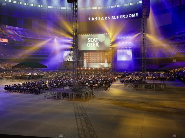 Caesars Superdome - Section 152 Seat View