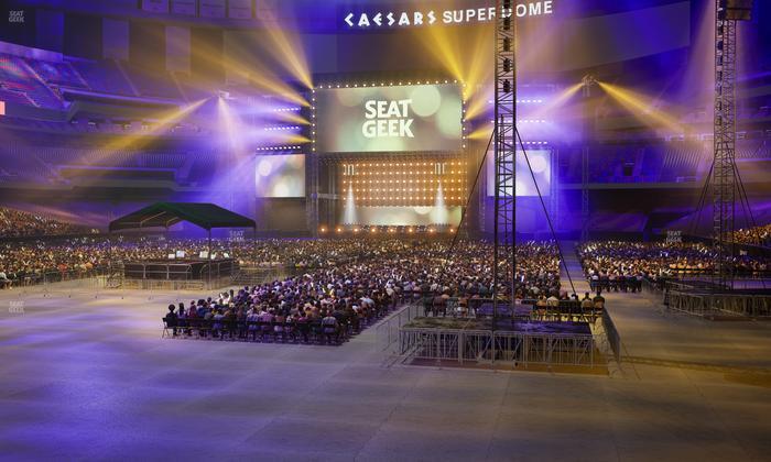 Caesars Superdome - Section 154 Club Seat View