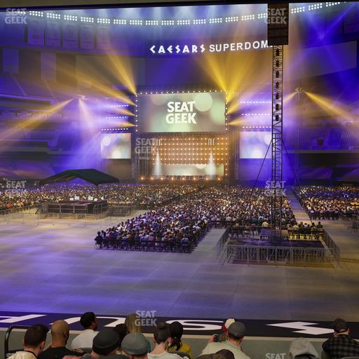 Caesars Superdome - Section 154 Club Seat View