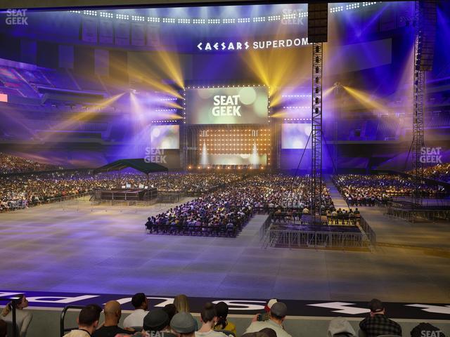 Caesars Superdome - Section 154 Club Seat View Caesars Superdome - Section 154 Club Seat View