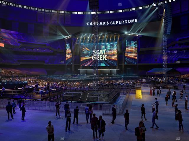 Caesars Superdome - Section 154 Wc Seat View