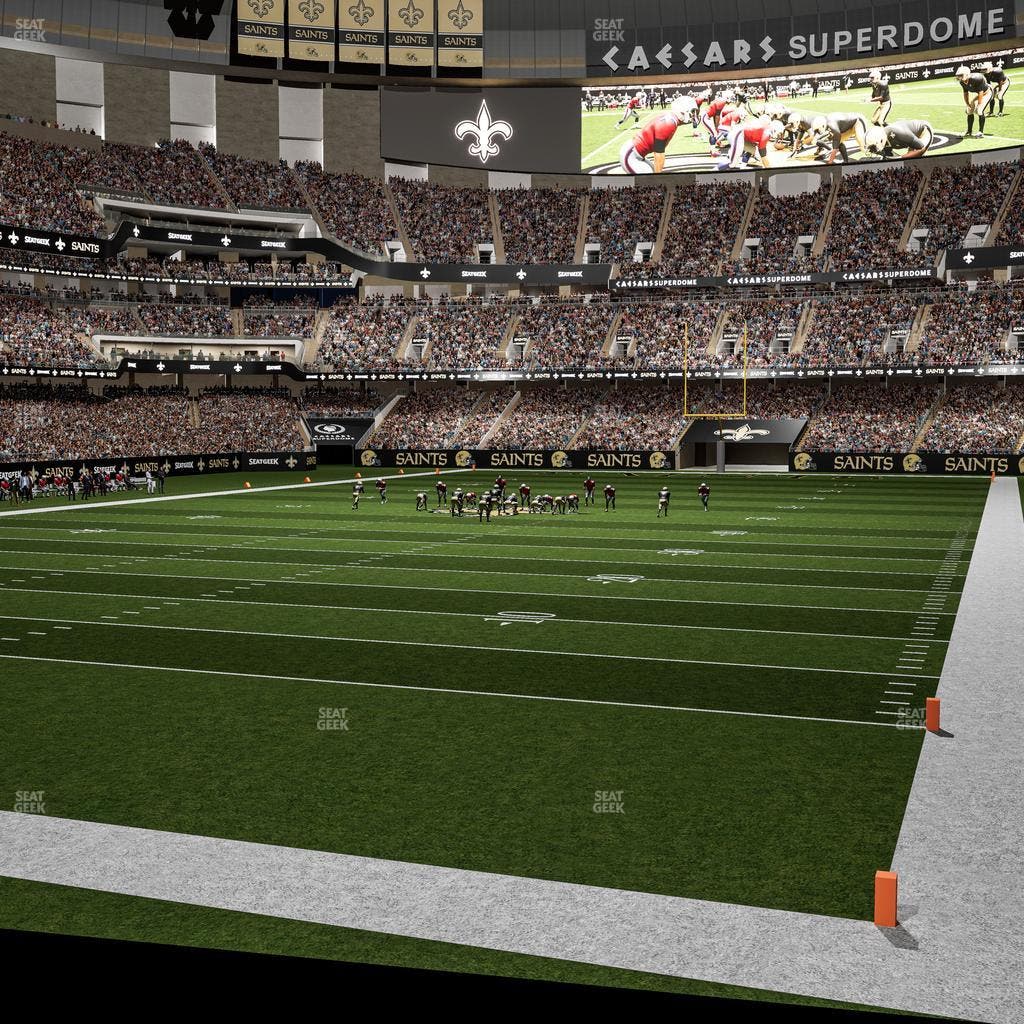 Caesars Superdome - Section 154 Wc Seat View