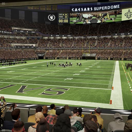 Caesars Superdome - Section 154 Seat View