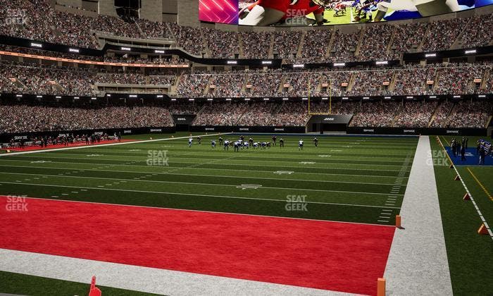 Caesars Superdome - Section 154 Seat View